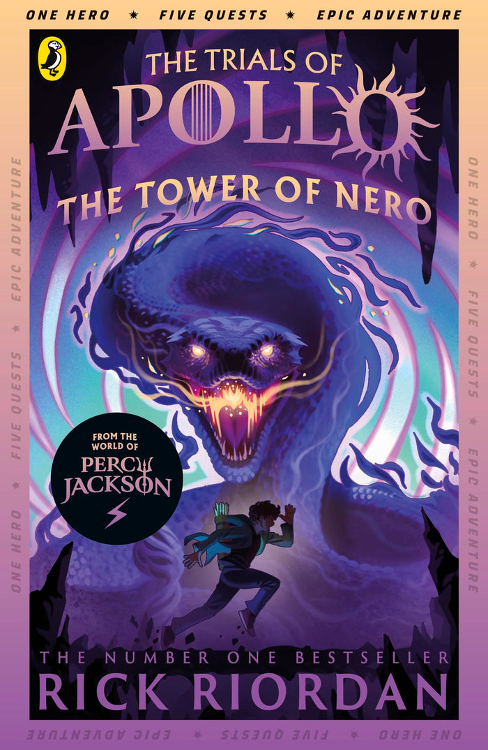 The Tower of Nero (The Trials of Apollo Book 5) by Riordan Rick - Paperback cover
