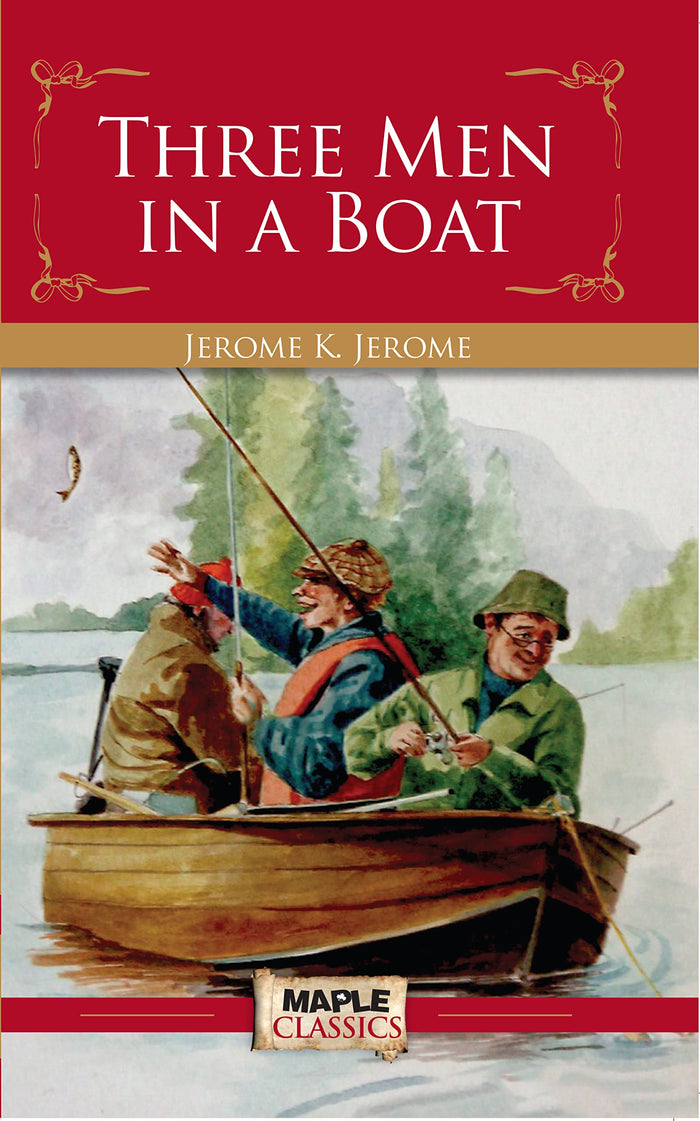Three Men In A Boat by Jerome K. Jerome - Paperback cover