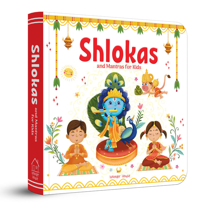 Shlokas and Mantras For Kids by Wonder House Books - Board Book cover