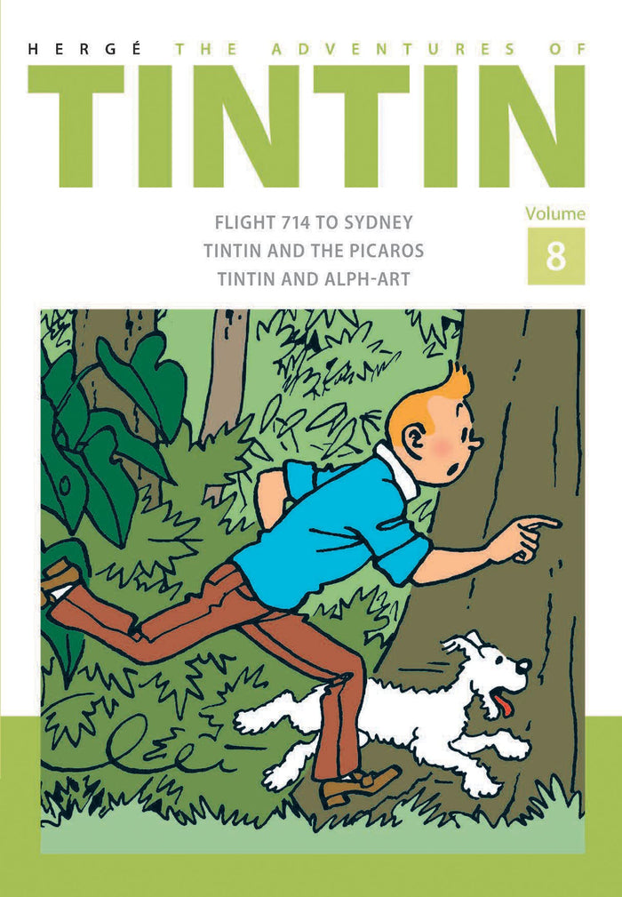 The Adventures of Tintinvolume 8 by Herge - Hardcover cover