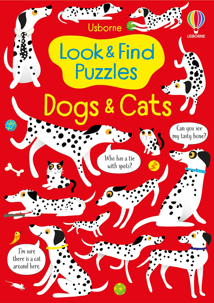 Usborne Look and Find Puzzles Dogs and Cats. by Kirsteen Robson - Paperback cover