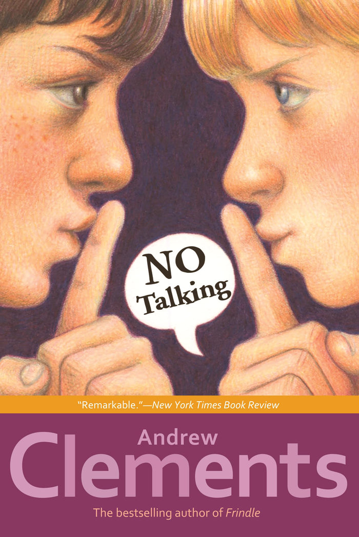 No Talking by Andrew Clements - Paperback cover