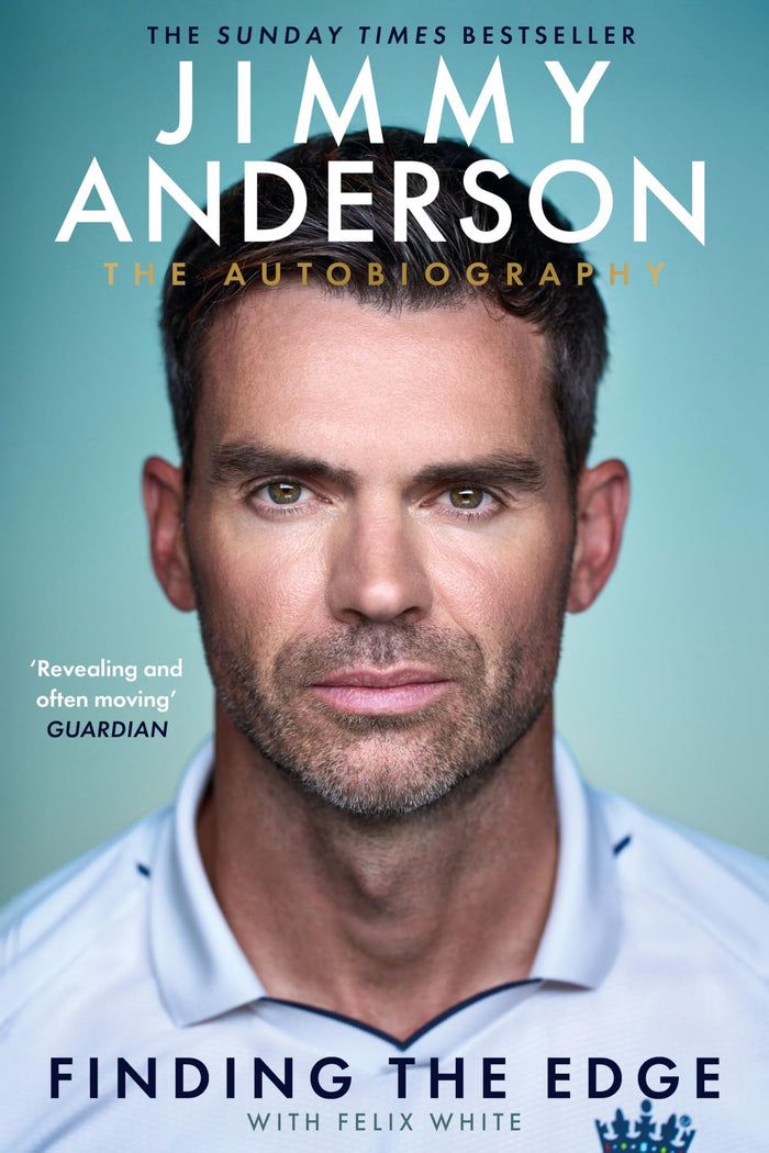 Jimmy Anderson: Finding the Edge by Felix White - Book cover
