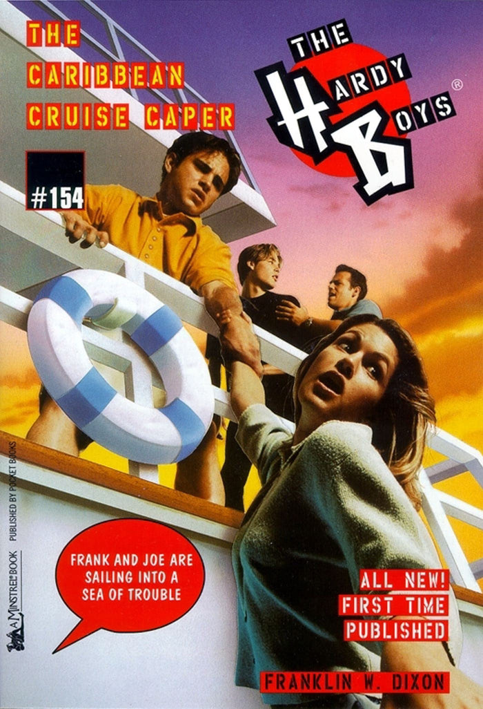 The Caribbean Cruise Caper (The Hardy Boys #154) by Franklin W. Dixon - Paperback cover