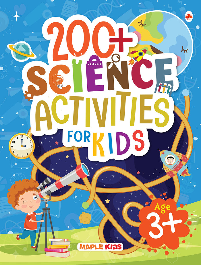 Activity Book for Kids - 200+ Science Activities for Age 3+ by Maple Press - Paperback cover