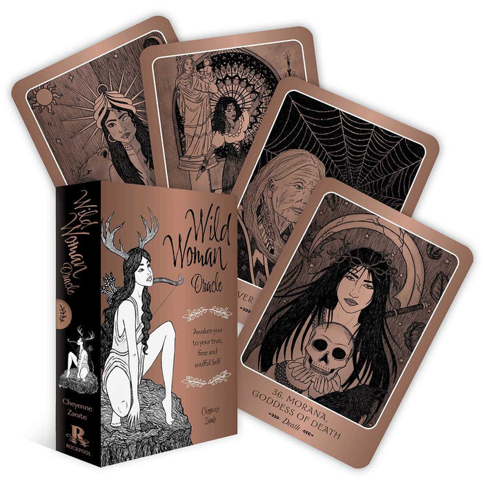 Wild Woman Oracle: Awaken your true, free and soulful self (Rockpool Oracle) by Cheyenne Zarate - Cards cover