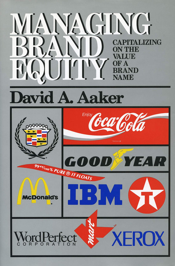 Managing Brand Equity by David A. Aaker - Hardcover cover