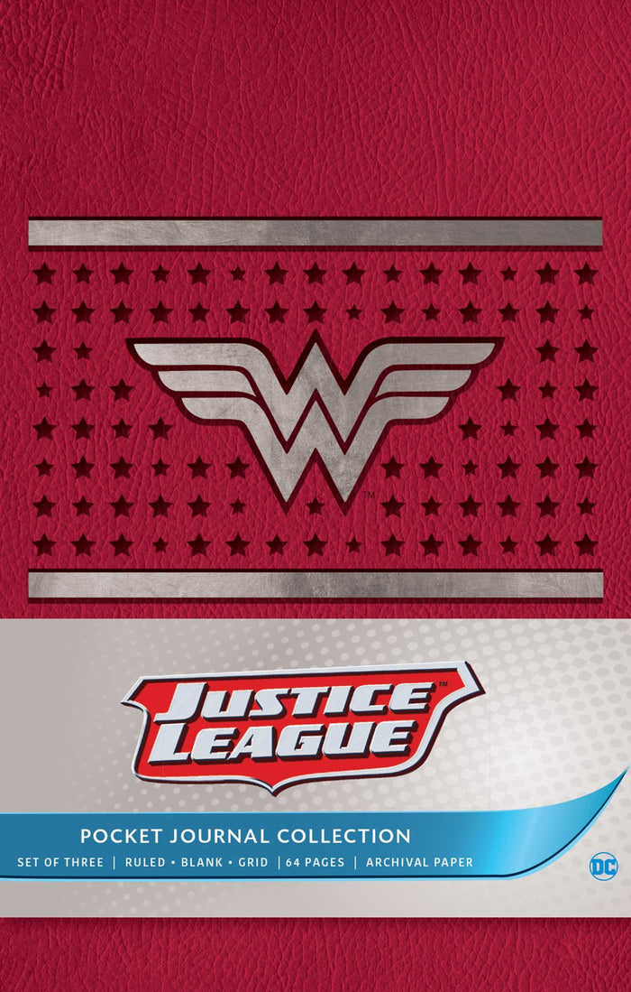 DC Comics: Justice League Pocket Journal Collection (Set of 3) by Insight Editions - Paperback cover