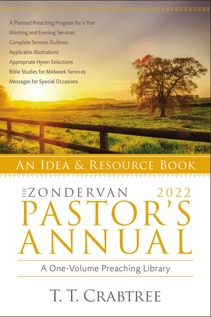 The Zondervan 2022 Pastor's Annual: An Idea and Resource Book by T. T. Crabtree - Paperback cover