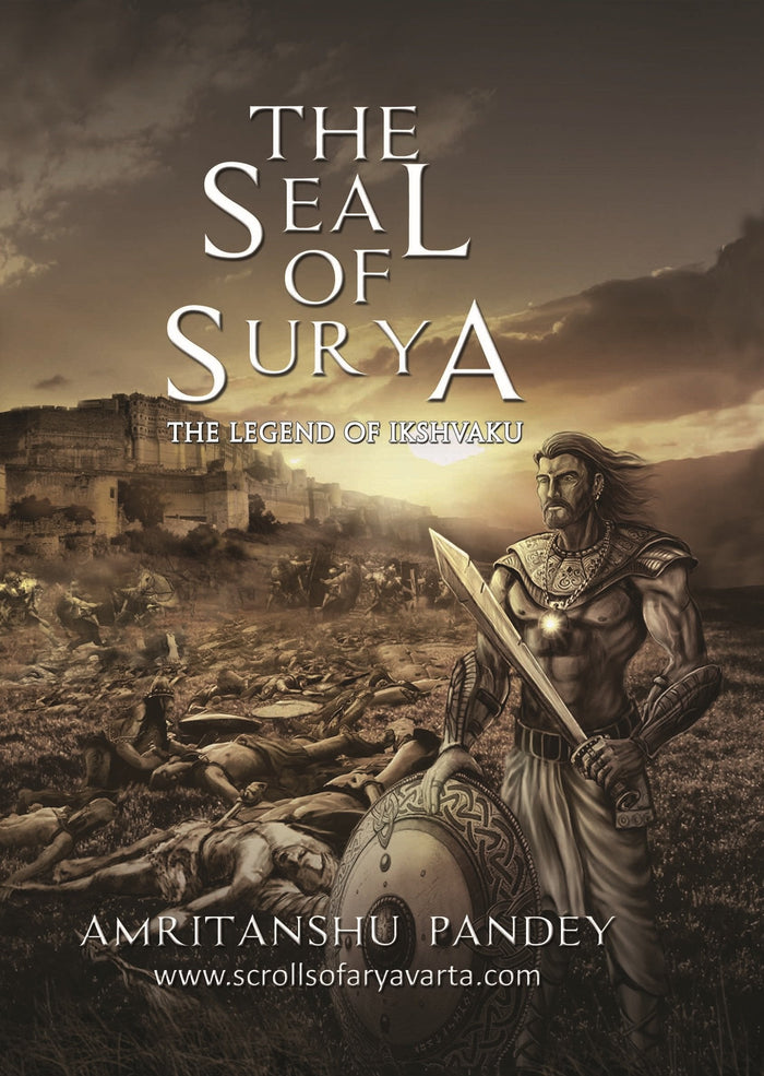 Front cover of the book 'The Seal of Surya: The Legend of Ikshvaku' by Pandey, Amritanshu.