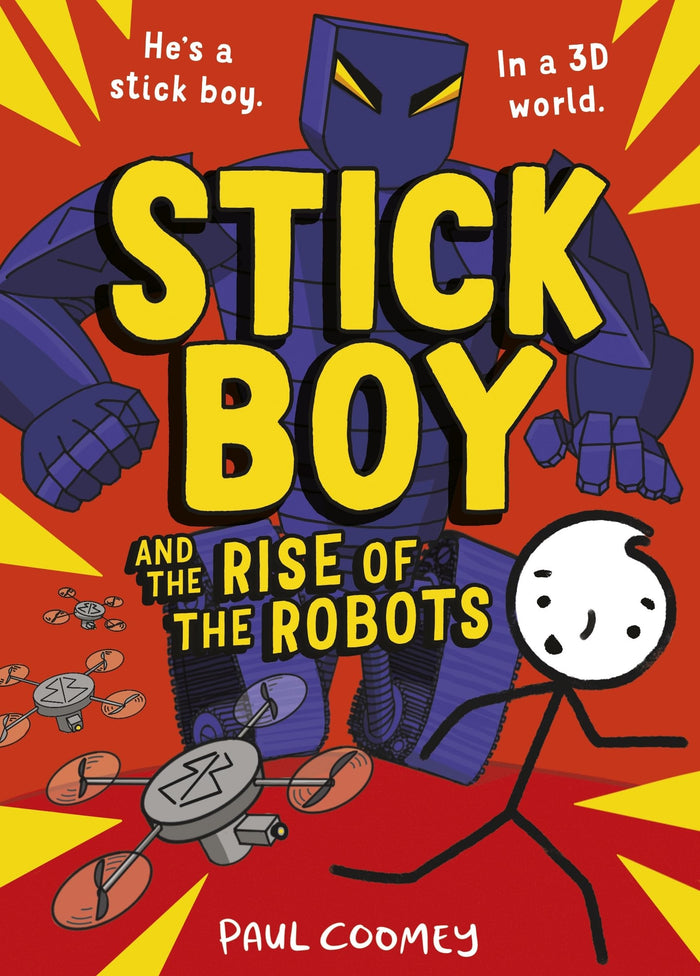 Stick Boy and the Rise of the Robots by Paul Coomey - Paperback cover