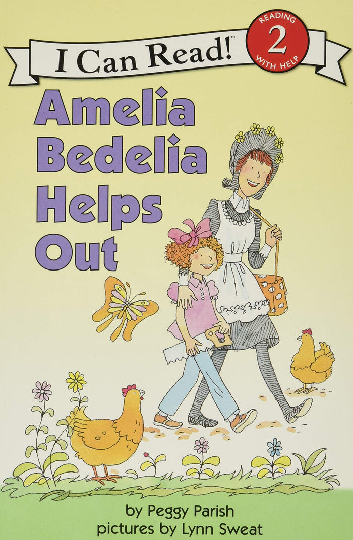 Amelia Bedelia Helps Out: A Classic Funny Story About a Literal-Minded Housekeeper for Kids (Ages 4-8) (I Can Read Level 2) by Peggy Parish - Paperback cover