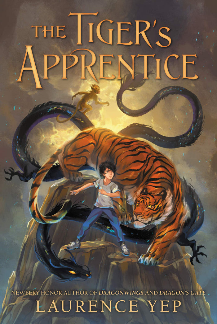 The Tiger’s Apprentice: Book One – A Thrilling Middle Grade Fantasy About Magical Powers, Talking Animals, and a World-Saving Quest for Children (Ages 8-12) by Laurence Yep - Paperback cover