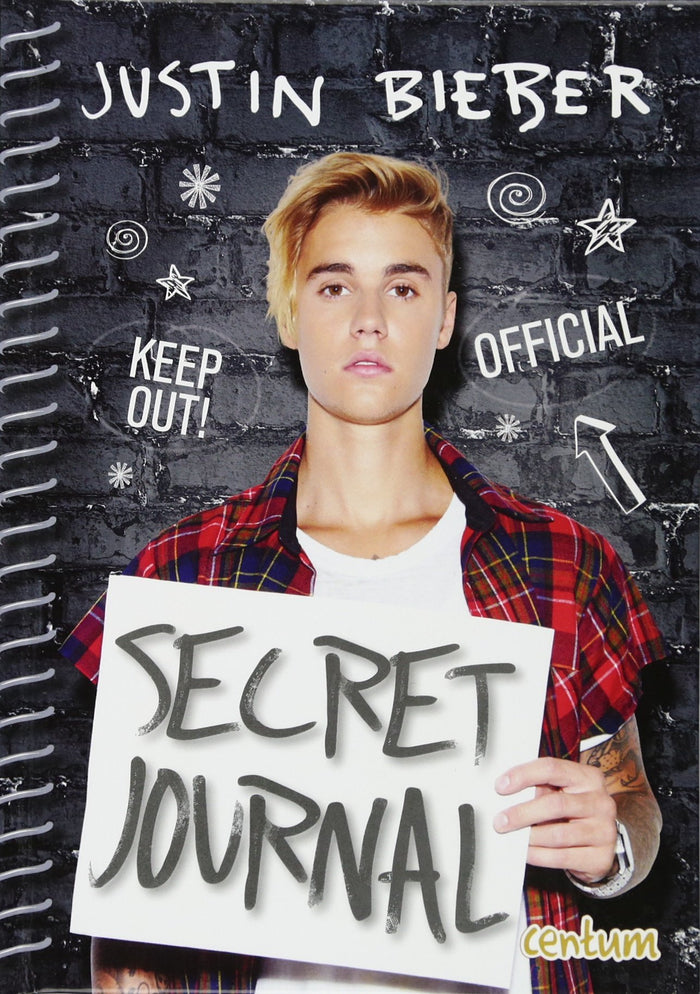Justin Bieber Secret Journal by Centum Books - Hardcover cover