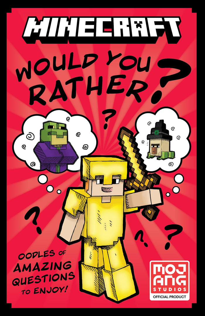 Minecraft Would You Rather: The funniest official Minecraft illustrated book of 2023, the perfect gift for gamers, kids, teens, friends and families to enjoy! by Mojang AB - Paperback cover