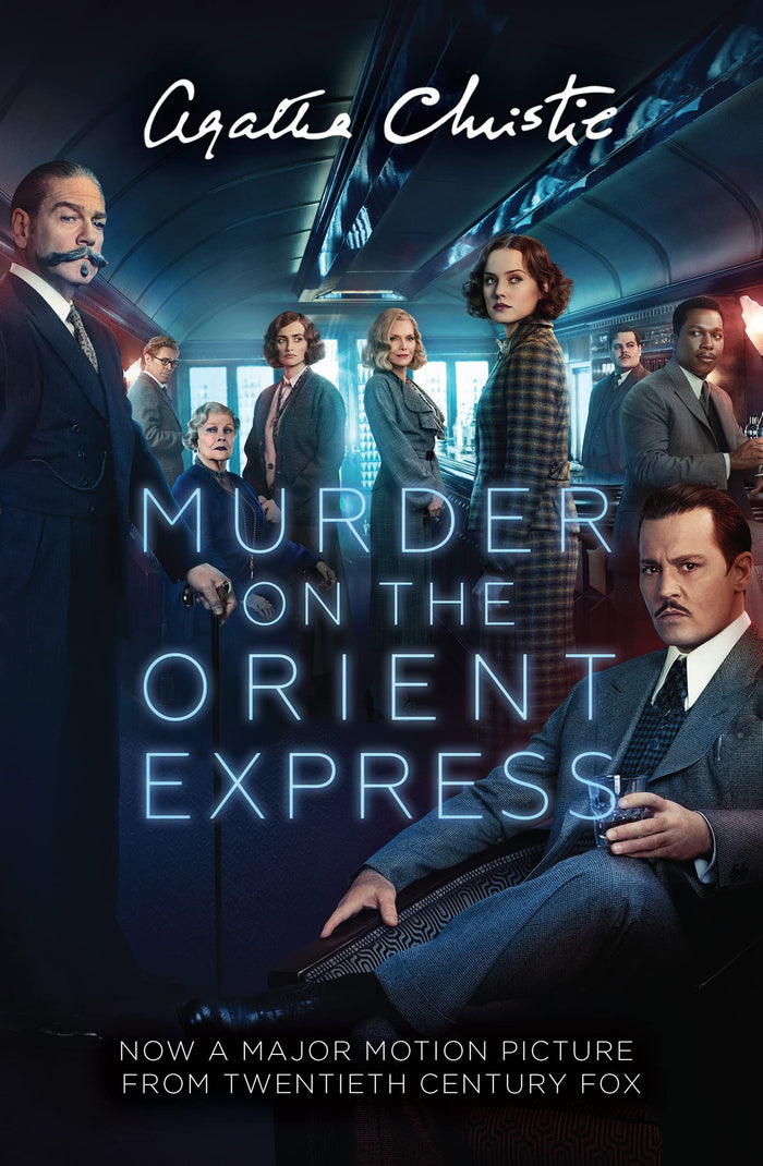 Murder on the orient express movie tie in by Agatha Christie - Paperback cover