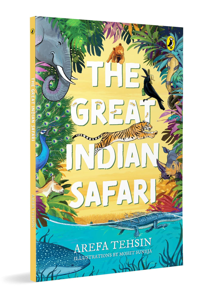 The Great Indian Safari by Arefa Tehsin - Paperback cover