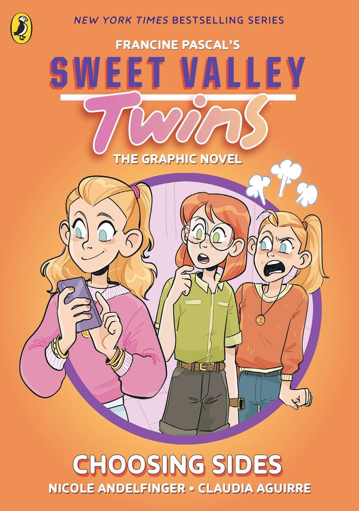 Puffin Sweet Valley Twins The Graphic Novel Choosing Sides. by Francine Pascal - Paperback cover