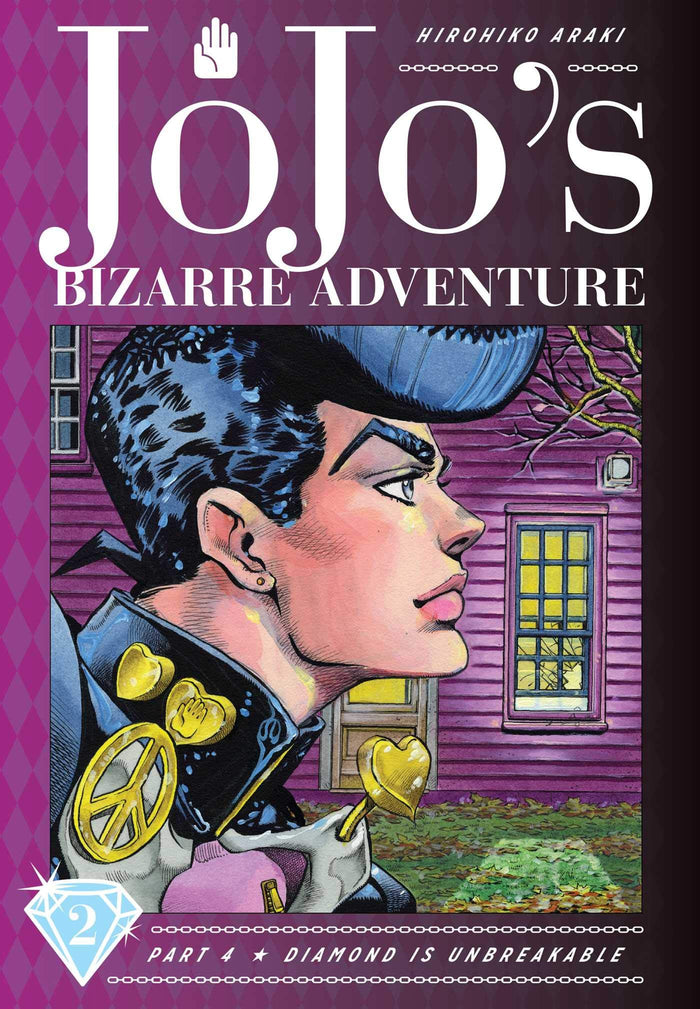 JoJo's Bizarre Adventure: Part 4--Diamond Is Unbreakable, Vol. 2 by Hirohiko Araki - Hardcover cover