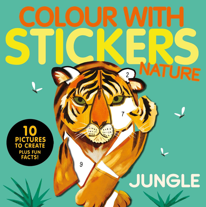 Jungle: Colour with Stickers: Nature by Jonny Marx - Paperback cover
