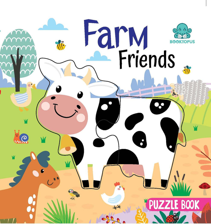 Farm Friends: Puzzle Book (Puzzle Board Book) by Booktopus - Board Book cover