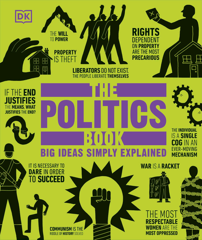 The Politics Book by D.K. Publishing - Hardcover cover
