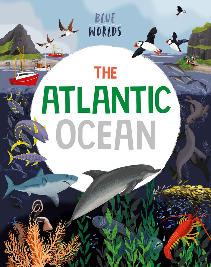 Wayland Blue Worlds The Atlantic Ocean. by Anita Ganeri - Paperback cover