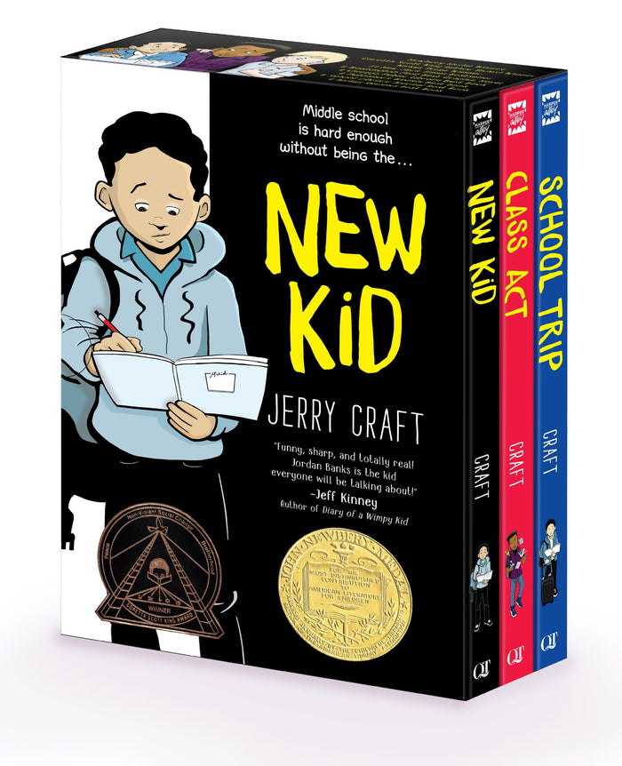 New Kid 3-Book Box Set: A Graphic Novel Collection: New Kid, Class Act, School Trip by Jerry Craft - Paperback cover