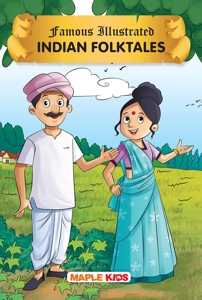 Indian FolkTales: Famous Illustrated by Maple Press - Paperback cover