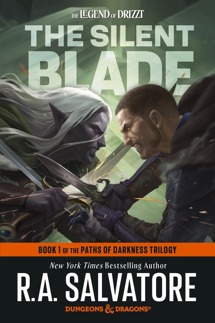 The Silent Blade: Dungeons & Dragons: Book 1 of the Paths of Darkness Trilogy (The Legend of Drizzt) by R.A. Salvatore - Paperback cover