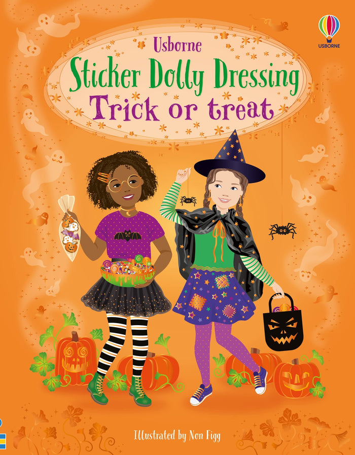 Sticker Dolly Dressing Trick or treat by Fiona Watt - Paperback cover