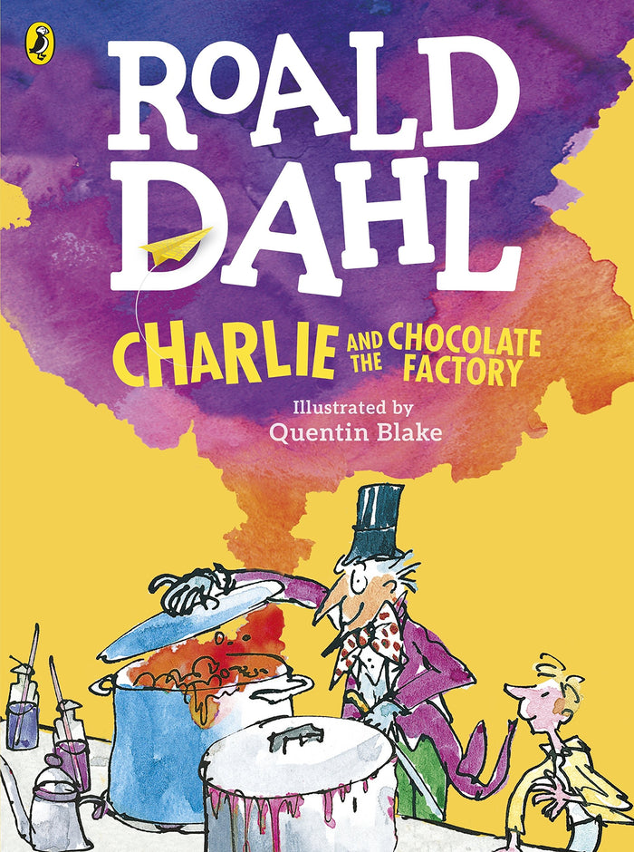 Charlie and the Chocolate Factory (Colour Edn) by Roald Dahl - Paperback cover
