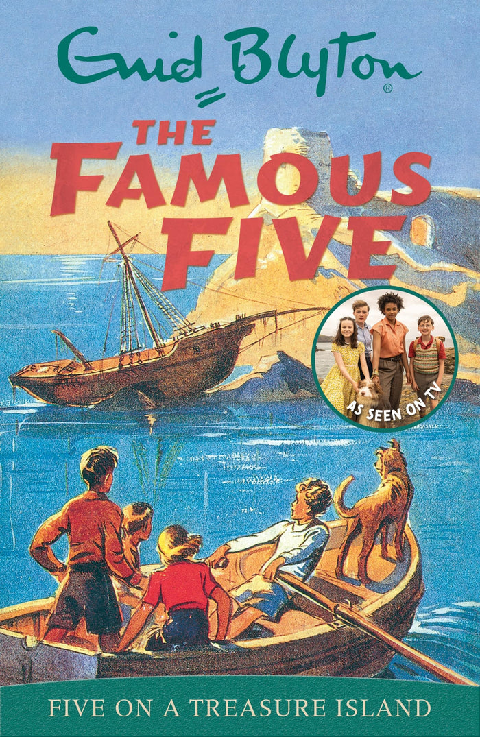 Five on a Treasure Island (Famous Five) by Enid Blyton - Paperback cover