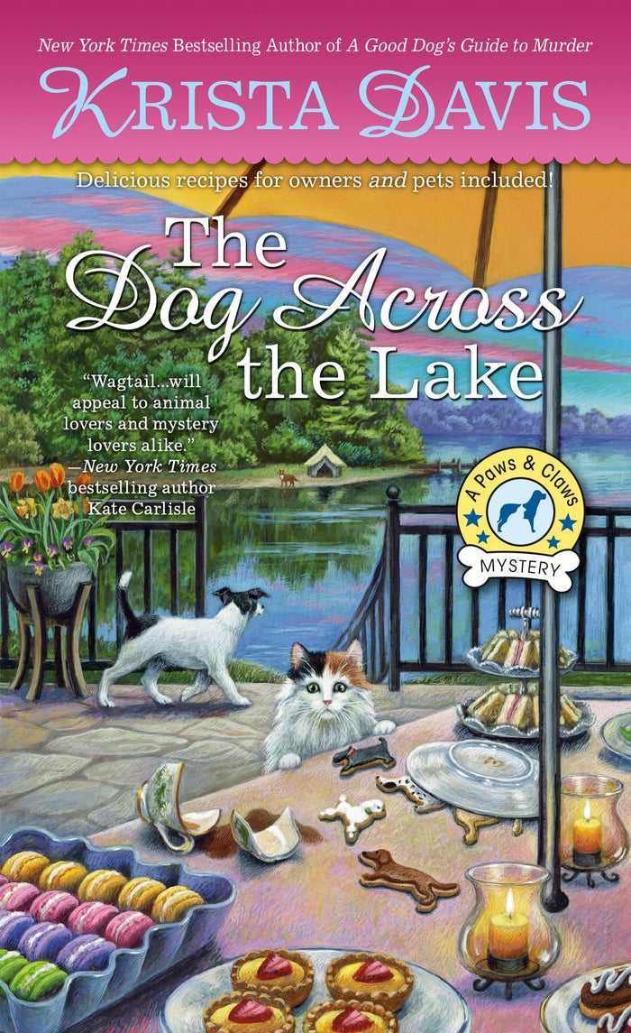 The Dog Across the Lake (A Paws & Claws Mystery) by Krista Davis - Mass Market Paperback cover