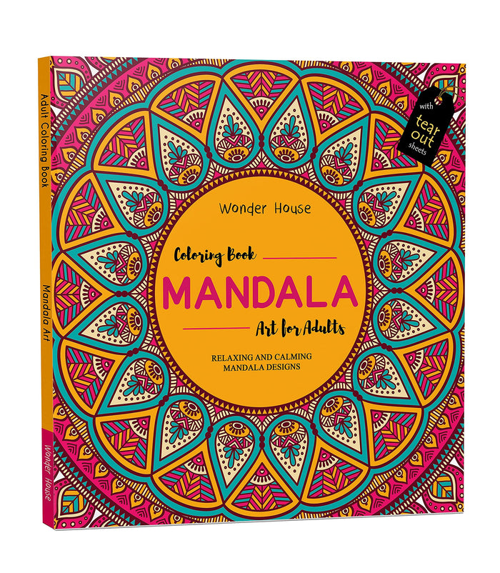 Mandala Art: Colouring books for Adults with tear out sheets by Wonder House Books - Paperback cover