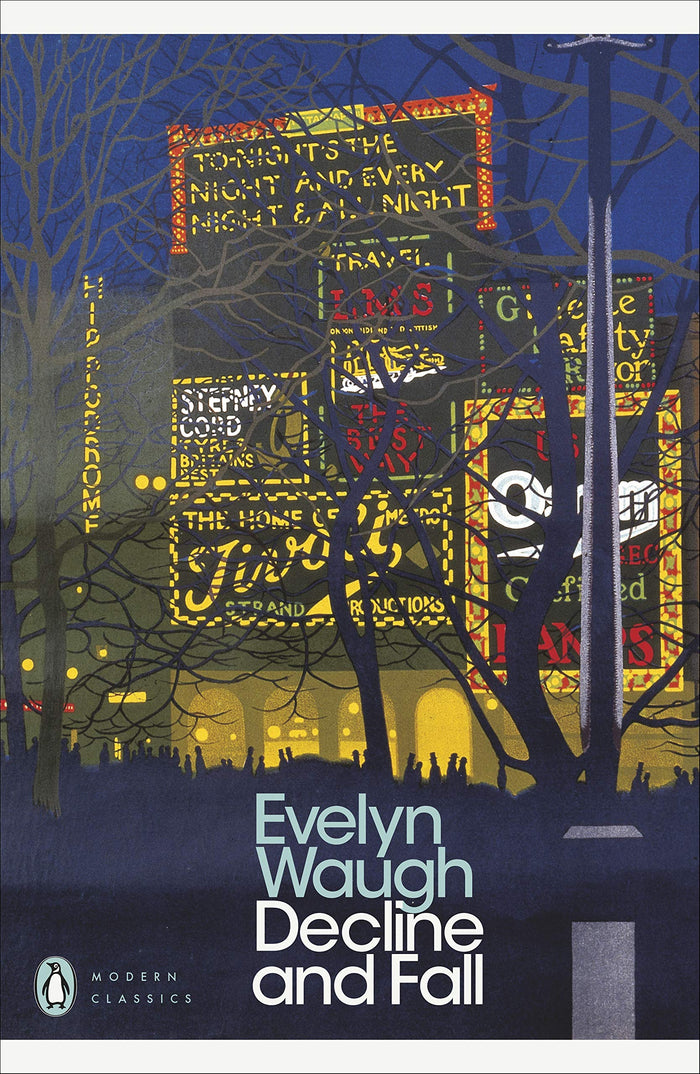 Decline and Fall by Evelyn Waugh - Paperback cover