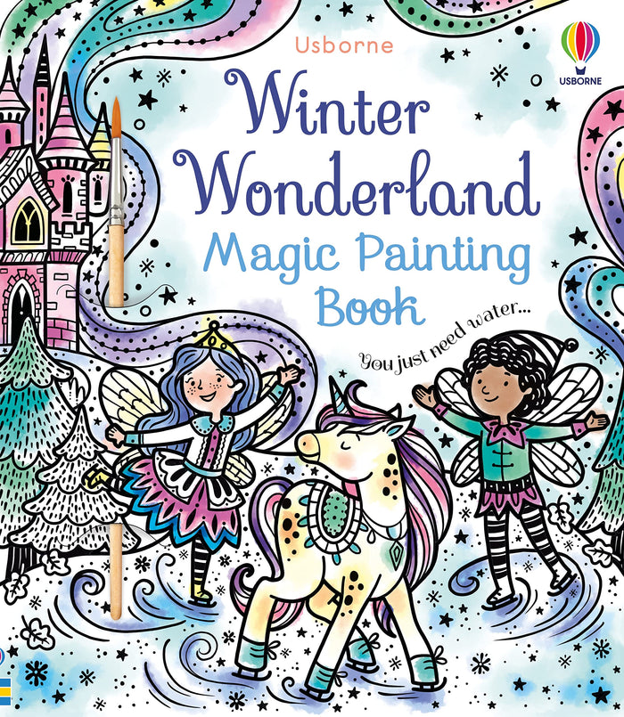Winter Wonderland Magic Painting Book by Abigail Wheatley - Paperback cover