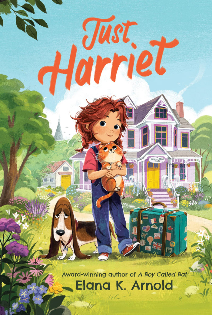 Just Harriet: A Funny Middle Grade Mystery about Family Secrets and Island Adventures for children (Ages 6-10) by Elana K. Arnold - Paperback cover