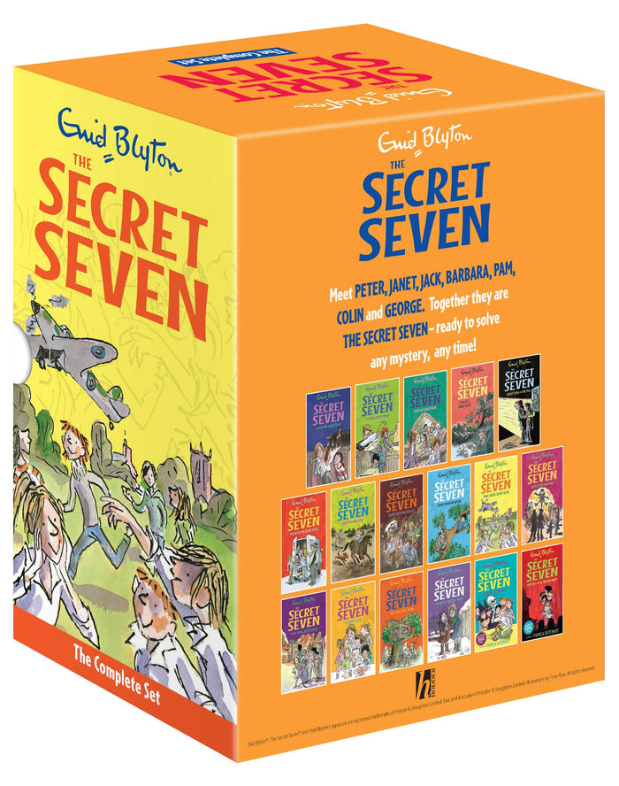 Secret Seven Complete Box Set: 17 Titles by Enid Blyton - Bundle cover