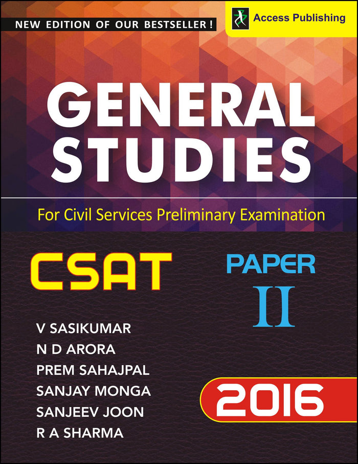General Studies Paper 2 for Civil Services Preliminary Examination (2016) by N D Arora - Paperback cover