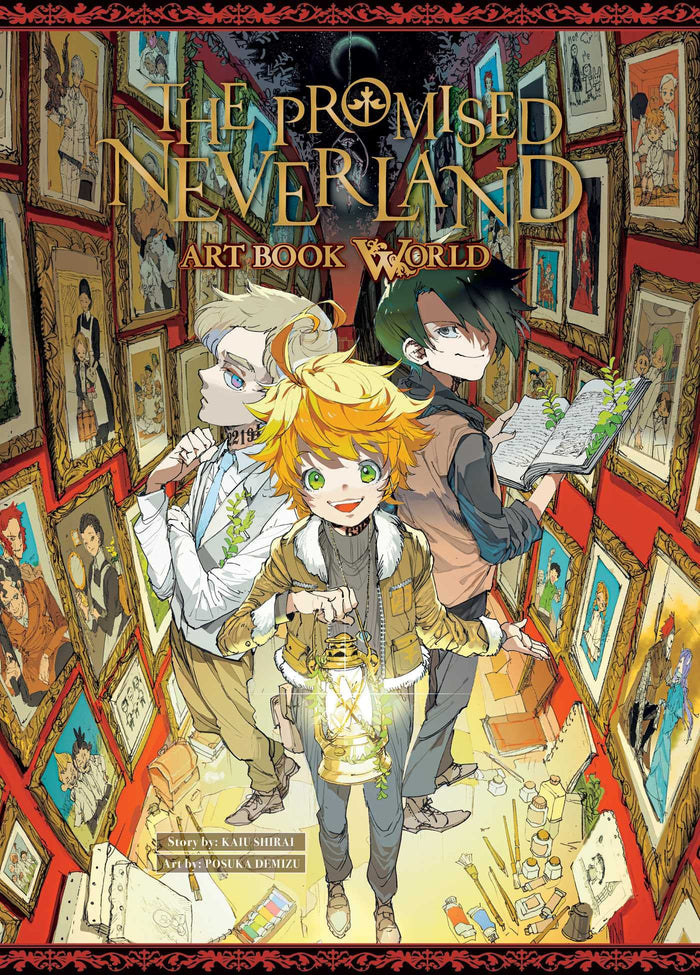 The Promised Neverland: Art Book World by Kaiu Shirai - Hardcover cover