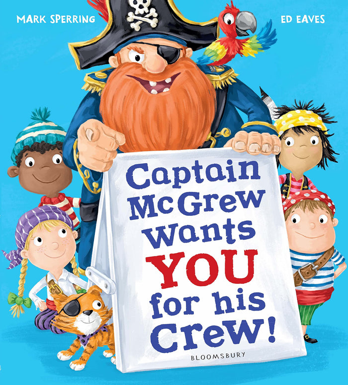 Captain McGrew Wants You for his Crew! by Mark Sperring - Paperback cover