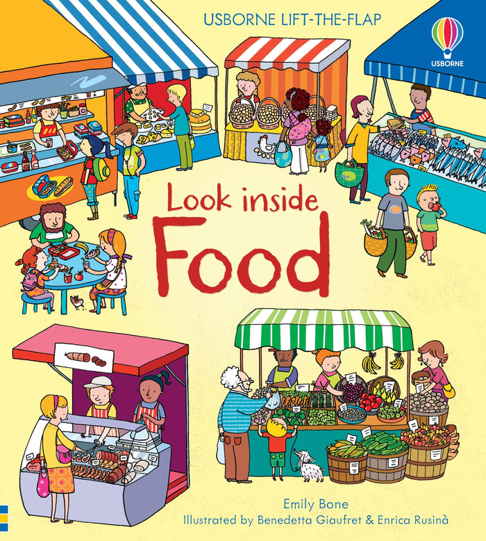 Look Inside Food (Look Inside Board Books) by Emily Bone - Board Book cover