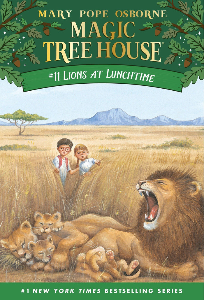 Lions at Lunchtime (Magic Tree House, No. 11) by Mary Pope Osborne - Paperback cover