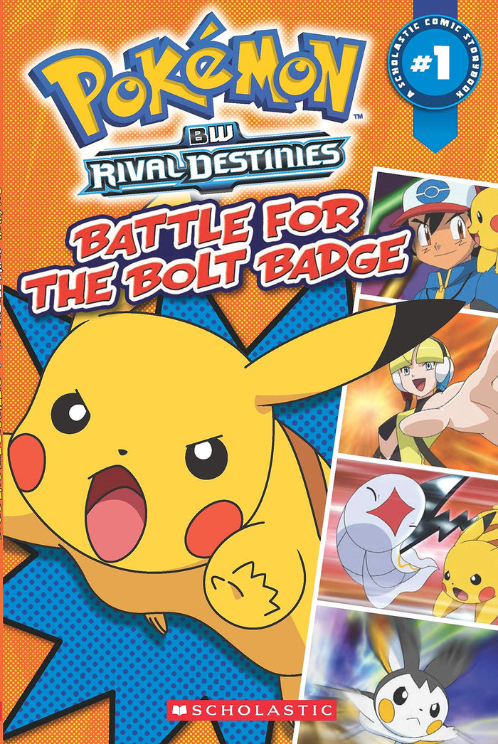 Pokemon: Comic Reader #1:Battle for the Bolt Badge - Paperback cover