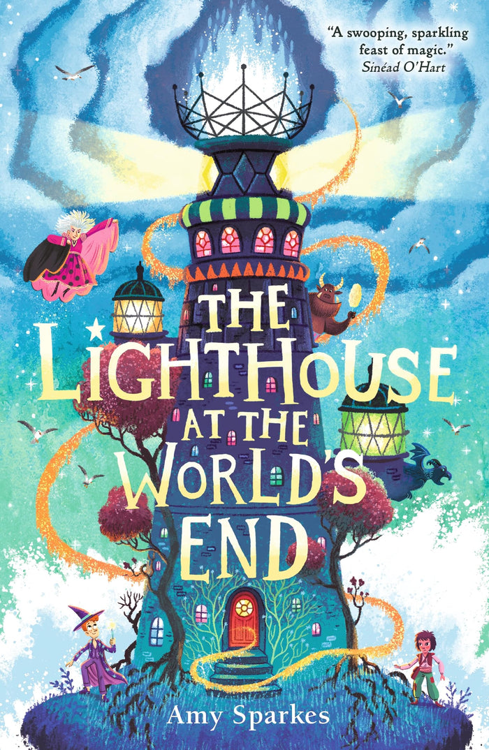 The Lighthouse at the World's End: The hilarious and heartfelt finale to the magical middle grade adventure series - perfect for readers age 8, 9, 10, 11 (The House at the Edge of Magic) by Amy Sparkes - Paperback cover