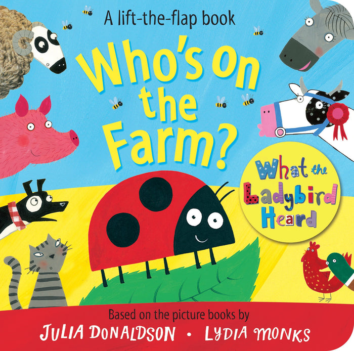 What The Ladybird Heard Flap Book by Julia Donaldson - Board Book cover
