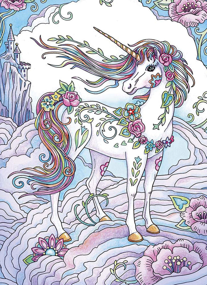Magical Unicorn Notebook by Marjorie Sarnat - Paperback cover