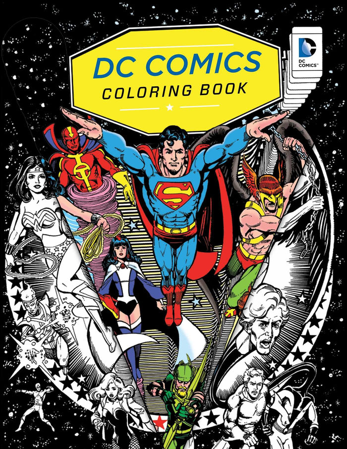 DC Comics Coloring Book by creator - Paperback cover