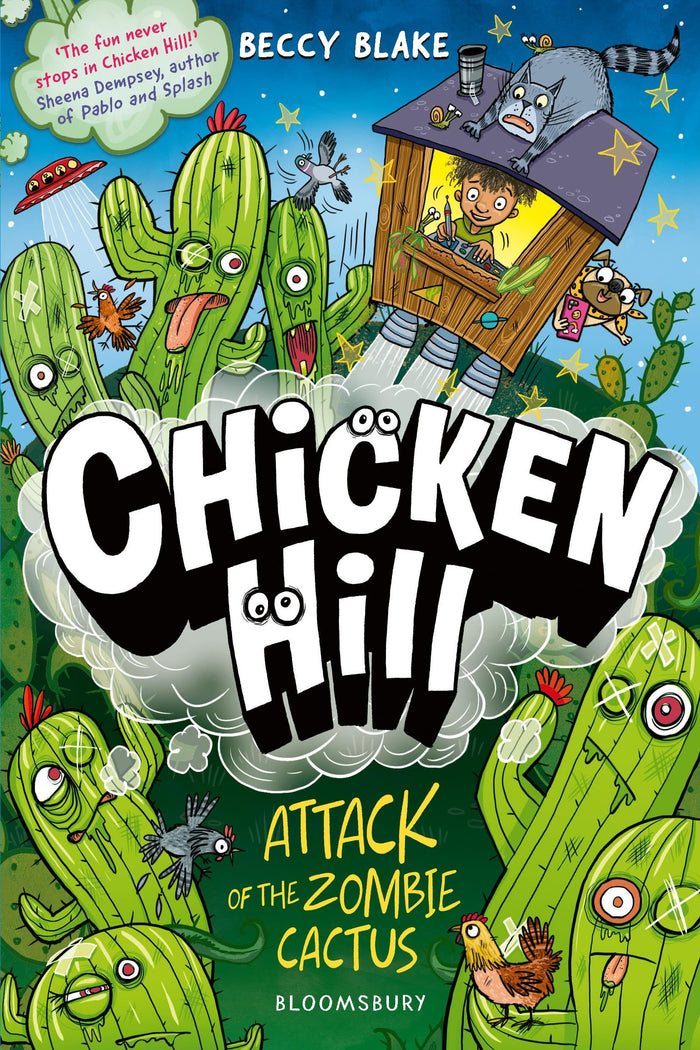 Chicken Hill: Attack of the Zombie Cactus by Beccy Blake - Paperback cover
